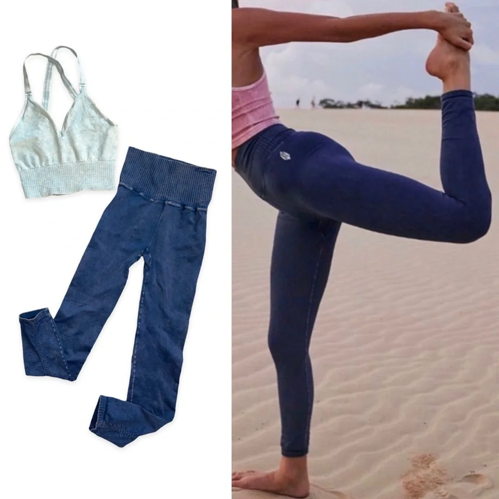NEW Free People Movement Good Karma Leggings & Crop Top